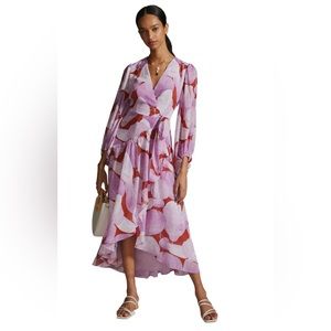 Hutch by Anthropologie Geo Wrap Maxi Dress